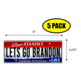 LGB Lic Plate Idaho Sticker