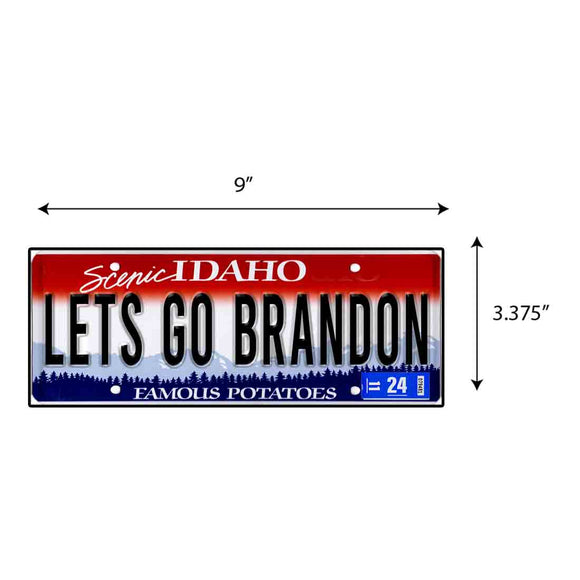 LGB Lic Plate Idaho Sticker