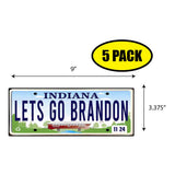 LGB Lic Plate Indiana Sticker
