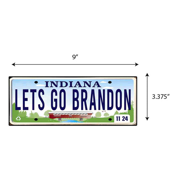 LGB Lic Plate Indiana Sticker