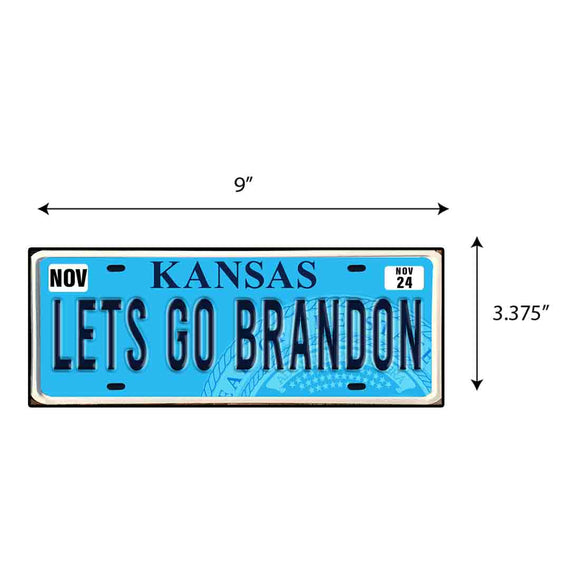 LGB Lic Plate Kansas Sticker