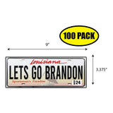 LGB Lic Plate Louisiana Sticker