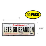 LGB Lic Plate Louisiana Sticker