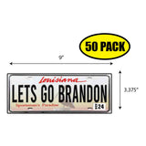 LGB Lic Plate Louisiana Sticker
