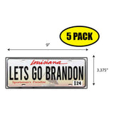LGB Lic Plate Louisiana Sticker