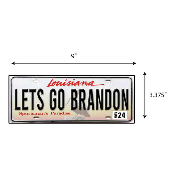 LGB Lic Plate Louisiana Sticker