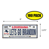LGB Lic Plate Louisiana Sticker