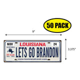 LGB Lic Plate Louisiana Sticker