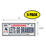 LGB Lic Plate Louisiana Sticker