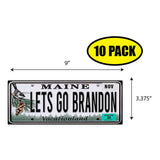 LGB Lic Plate Maine Sticker