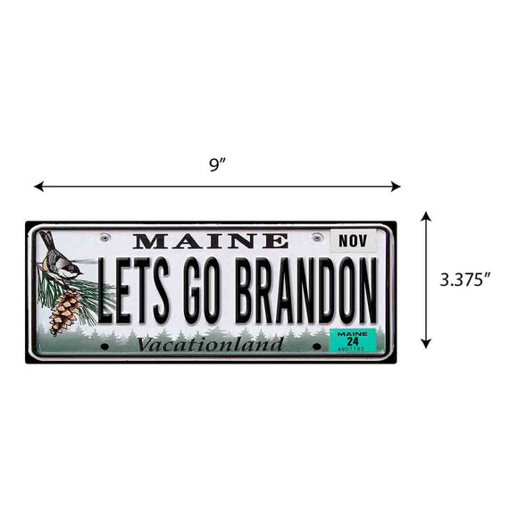 LGB Lic Plate Maine Sticker