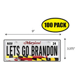 LGB Lic Plate Maryland Sticker