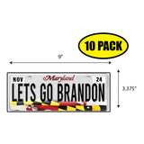 LGB Lic Plate Maryland Sticker