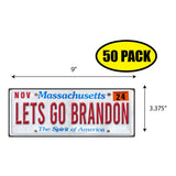 LGB Lic Plate Massachusetts Sticker