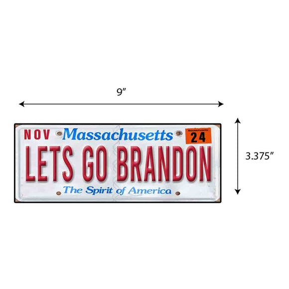 LGB Lic Plate Massachusetts Sticker