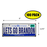 LGB Lic Plate Michigan Sticker