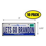 LGB Lic Plate Michigan Sticker