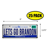 LGB Lic Plate Michigan Sticker