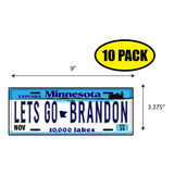 LGB Lic Plate Minnesota Sticker