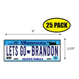 LGB Lic Plate Minnesota Sticker