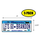 LGB Lic Plate Minnesota Sticker
