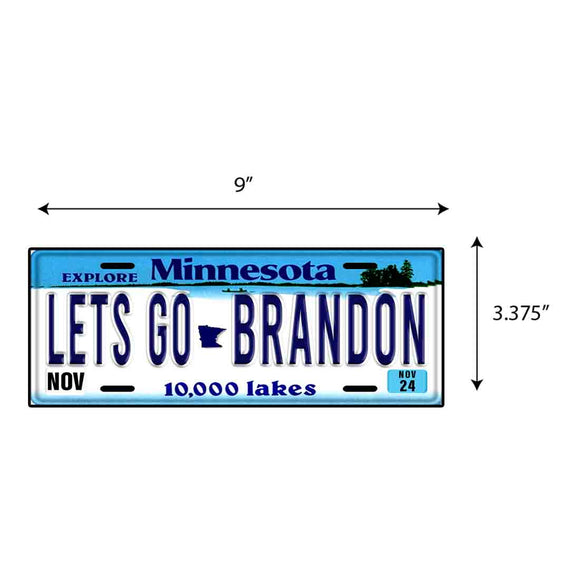 LGB Lic Plate Minnesota Sticker