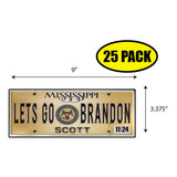 LGB Lic Plate Mississippi Sticker