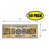LGB Lic Plate Mississippi Sticker