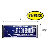 LGB Lic Plate Montana Sticker