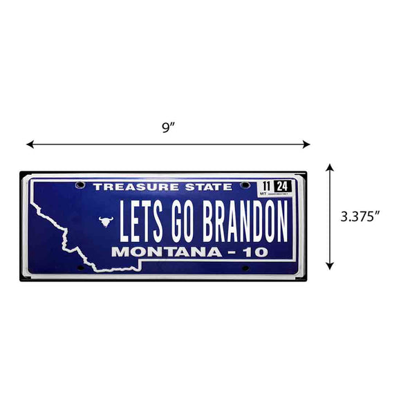 LGB Lic Plate Montana Sticker