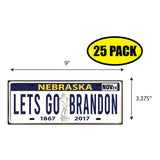 LGB Lic Plate Nebraska Sticker