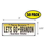 LGB Lic Plate New Jersey Sticker