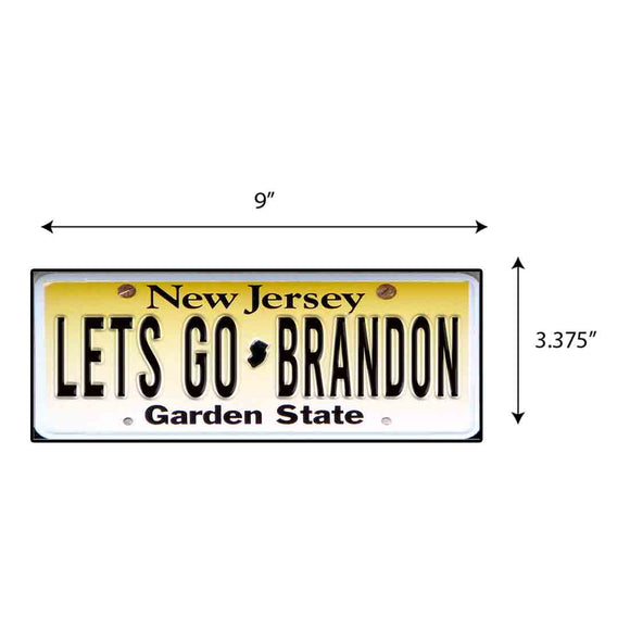 LGB Lic Plate New Jersey Sticker