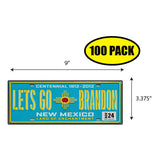 LGB Lic Plate New Mexico Sticker