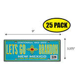 LGB Lic Plate New Mexico Sticker