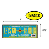 LGB Lic Plate New Mexico Sticker