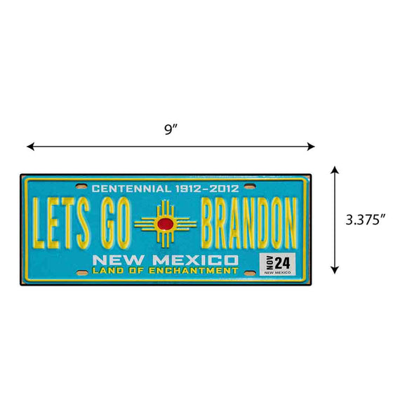 LGB Lic Plate New Mexico Sticker