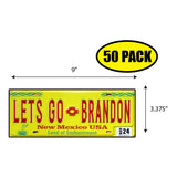 LGB Lic Plate New Mexico Sticker