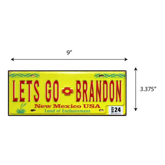 LGB Lic Plate New Mexico Sticker