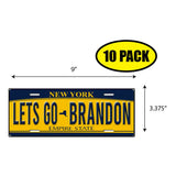 LGB Lic Plate New York Sticker