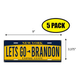 LGB Lic Plate New York Sticker