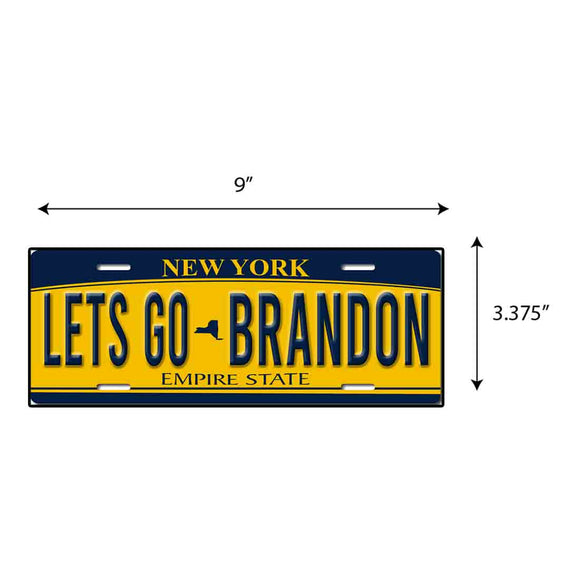 LGB Lic Plate New York Sticker