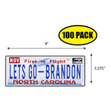 LGB Lic Plate North Carolina Sticker
