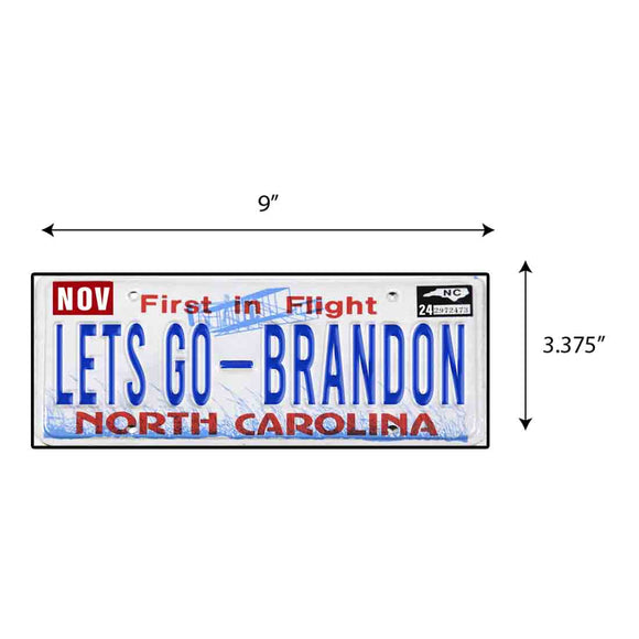 LGB Lic Plate North Carolina Sticker