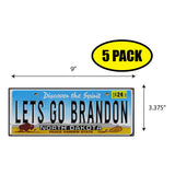LGB Lic Plate North Dakota Sticker