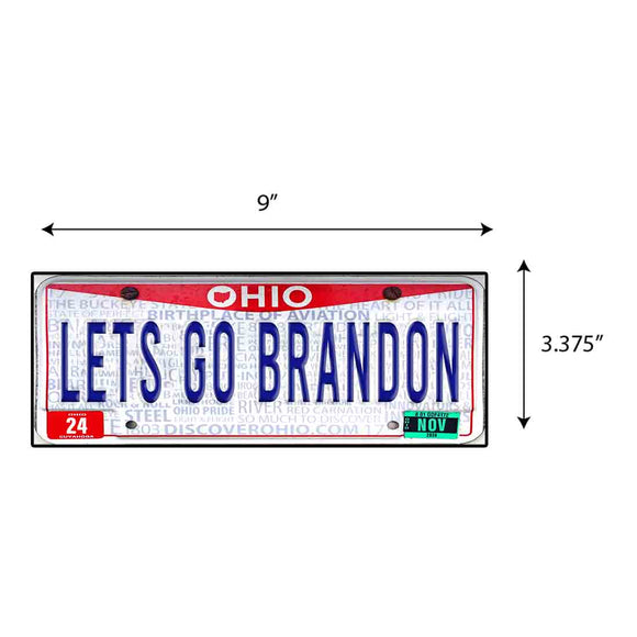 LGB Lic Plate Ohio Sticker