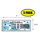 LGB Lic Plate Oklahoma Sticker