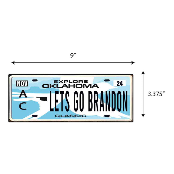 LGB Lic Plate Oklahoma Sticker