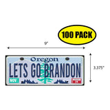 LGB Lic Plate Oregon Sticker
