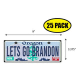 LGB Lic Plate Oregon Sticker